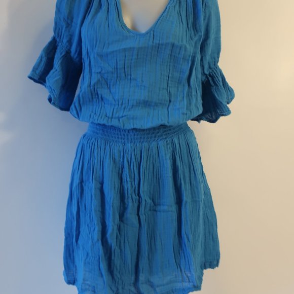 Michael Stars Blue Mini Dress - Picture 2 of 6